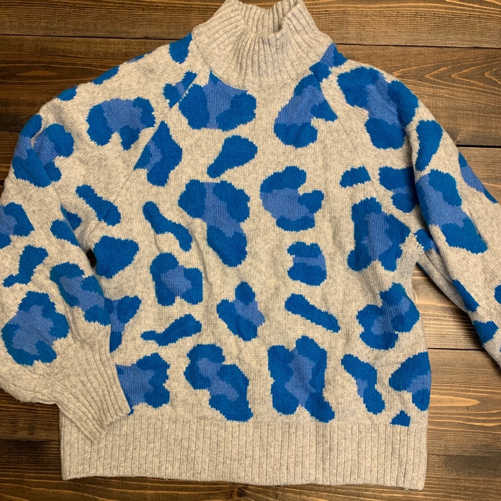 H&M leopard print sweater